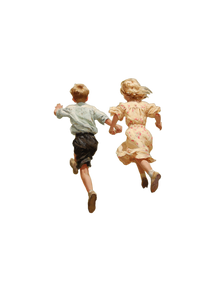 Children Playing Farm Vinyl Car Decal Sticker – Waterproof & UV-Resistant 4.4