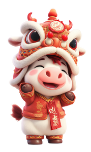 Laughing Lion Dance Horse V2 Vinyl Car Decal Sticker – Waterproof & UV-Resistant 4.746666666666667"