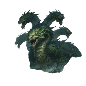 Fantasy Hydra Illustration V2 Vinyl Car Decal Sticker – Waterproof & UV-Resistant 6.826666666666667"