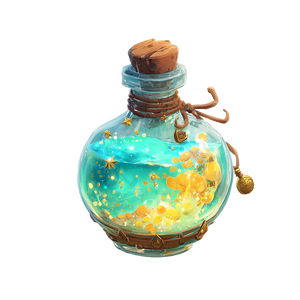 Magic Cartoon Bottle V2 Vinyl Car Decal Sticker – Waterproof & UV-Resistant 3.4133333333333336"