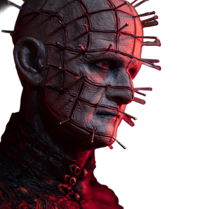 Pinhead Horror Character Vinyl Car Decal Sticker – Waterproof & UV-Resistant 3.4133333333333336"