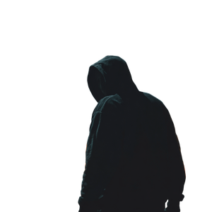Mysterious Hooded Figure V71 Vinyl Car Decal Sticker – Waterproof & UV-Resistant 6.826666666666667"