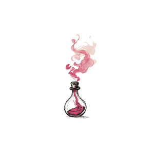 Potion Bottle Smoke V4 Vinyl Car Decal Sticker – Waterproof & UV-Resistant 3.4133333333333336"