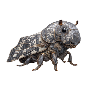 Hippo Moth Vinyl Car Decal Sticker – Waterproof & UV-Resistant 3.4133333333333336"