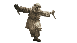 Grotesque Tightrope Clown V2 Vinyl Car Decal Sticker – Waterproof & UV-Resistant 2.72"