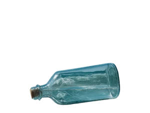 Ocean In Bottle V3 Vinyl Car Decal Sticker – Waterproof & UV-Resistant 6.1866666666666665"