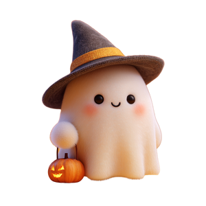 Cute Halloween Ghost V12 Vinyl Car Decal Sticker – Waterproof & UV-Resistant 3.4133333333333336"