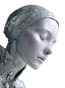 Silver Skin Woman Vinyl Car Decal Sticker – Waterproof & UV-Resistant 4.213333333333333"