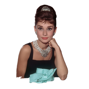 Audrey Hepburn V4 Vinyl Car Decal Sticker – Waterproof & UV-Resistant 6.826666666666667"