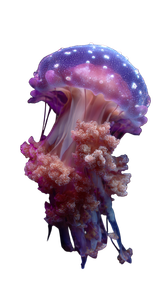 Phosphorescent Jellyfish Dream Vinyl Car Decal Sticker – Waterproof & UV-Resistant 9.706666666666667"