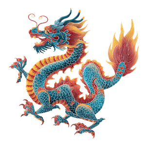 Chinese Dragon V24 Vinyl Car Decal Sticker – Waterproof & UV-Resistant 6.826666666666667"
