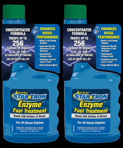 2x Star Brite Fuel Additive | Star Tron: Diesel Enzyme Treatment | Boost Fuel Economy & Performance