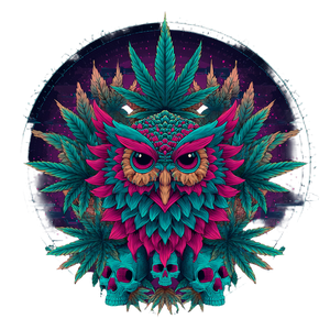 Tripsy Owl Design Vinyl Car Decal Sticker – Waterproof & UV-Resistant 3.4133333333333336"