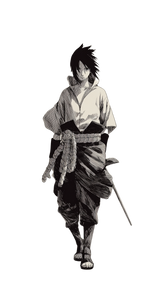 Sasuke Uchiha V7 Vinyl Car Decal Sticker – Waterproof & UV-Resistant 4.8533333333333335"