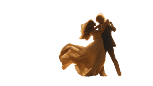 Dreamy Waltz Couple Vinyl Car Decal Sticker – Waterproof & UV-Resistant 5.4