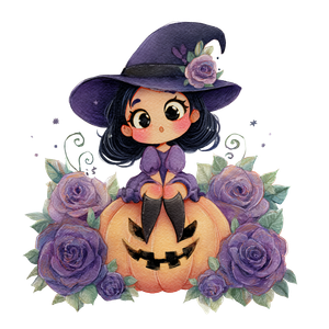 Cute Q-Witch Vinyl Car Decal Sticker – Waterproof & UV-Resistant 3.4133333333333336"