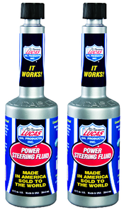 2x Lucas Oil Power Steering Fluid | Improves Steering Response, Extends Pump Life, Compatible with All Systems