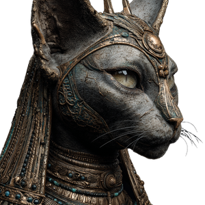 Bastet View Vinyl Car Decal Sticker – Waterproof & UV-Resistant 3.4133333333333336"