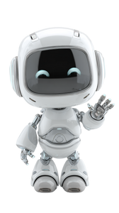 Friendly Futuristic Robot V12 Vinyl Car Decal Sticker – Waterproof & UV-Resistant 9.706666666666667"