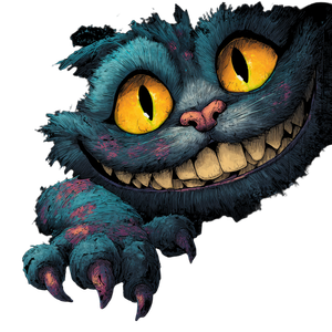 Cheshire Cat Paw Vinyl Car Decal Sticker – Waterproof & UV-Resistant 6.826666666666667"