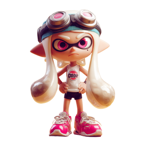 Splatoon Character Design Vinyl Car Decal Sticker – Waterproof & UV-Resistant 3.4133333333333336"
