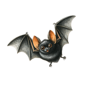 Vintage Halloween Bat Vinyl Car Decal Sticker – Waterproof & UV-Resistant 3.4133333333333336"