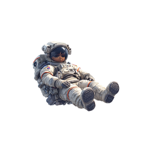 Space Boy Floating Vinyl Car Decal Sticker – Waterproof & UV-Resistant 3.4133333333333336"