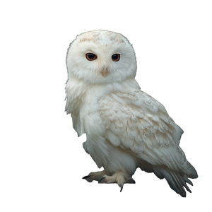 White Owl Baylie Vinyl Car Decal Sticker – Waterproof & UV-Resistant 3.4133333333333336"