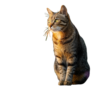 Curious Tabby Cat V13 Vinyl Car Decal Sticker – Waterproof & UV-Resistant 3.4133333333333336"