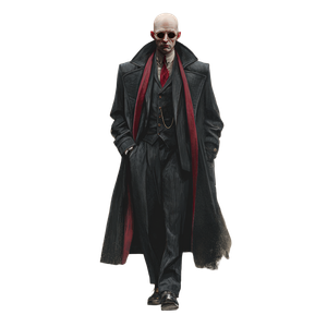 Nosferatu Mobster Boss Vinyl Car Decal Sticker – Waterproof & UV-Resistant 3.4133333333333336"