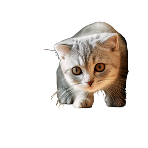 Playful Short-Haired Cat Vinyl Car Decal Sticker – Waterproof & UV-Resistant 3.4133333333333336"