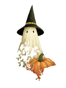 Cute Ghost Witch V6 Vinyl Car Decal Sticker – Waterproof & UV-Resistant 8.213333333333333"