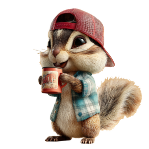 Squirrel In Hat Vinyl Car Decal Sticker – Waterproof & UV-Resistant 3.4133333333333336" Squirrel In Hat Vinyl Car Decal Sticker – Waterproof & UV-Resistant 3.4133333333333336"