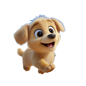 Golden Retriever Puppy V86 Vinyl Car Decal Sticker – Waterproof & UV-Resistant 6.826666666666667"