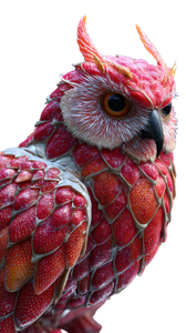 Fantasy Gourmet Owl Vinyl Car Decal Sticker – Waterproof & UV-Resistant 4.8533333333333335"