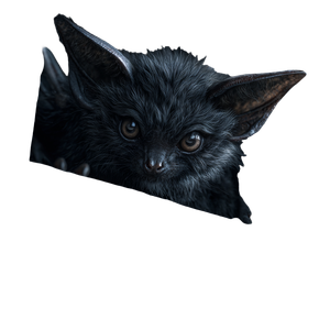 Gothic Bat-Cat Familiar Vinyl Car Decal Sticker – Waterproof & UV-Resistant 6.826666666666667"