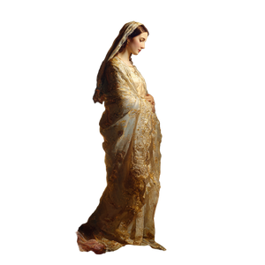 Heavenly Mother Vinyl Car Decal Sticker – Waterproof & UV-Resistant 3.4133333333333336"