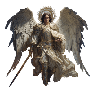 Archangel Saint Michael V5 Vinyl Car Decal Sticker – Waterproof & UV-Resistant 3.4133333333333336"
