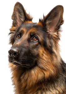 German Shepherd Portrait V12 Vinyl Car Decal Sticker – Waterproof & UV-Resistant 8.746666666666666"