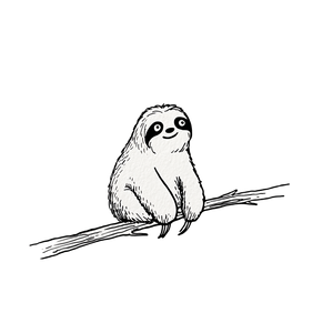 Cute Sloth Vinyl Car Decal Sticker – Waterproof & UV-Resistant 3.4133333333333336" Cute Sloth Vinyl Car Decal Sticker – Waterproof & UV-Resistant 3.4133333333333336"
