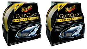 2x Transform Your Ride | Meguiars Gold Class Carnauba Wax | Deeper Reflections and Brilliant Shine