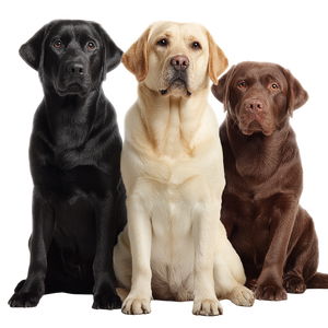 Three Labradors Sitting Vinyl Car Decal Sticker – Waterproof & UV-Resistant 3.4133333333333336"