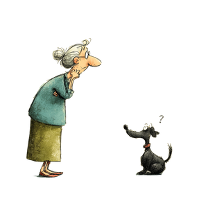 Elderly Woman'S Dog Vinyl Car Decal Sticker – Waterproof & UV-Resistant 3.4133333333333336" Elderly Woman'S Dog Vinyl Car Decal Sticker – Waterproof & UV-Resistant 3.4133333333333336"