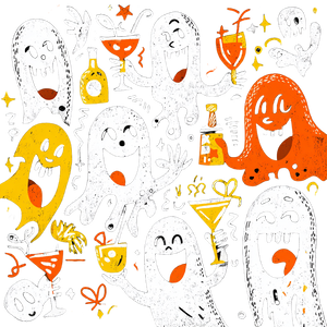 Halloween Party Ghosts Vinyl Car Decal Sticker – Waterproof & UV-Resistant 3.4133333333333336" Halloween Party Ghosts Vinyl Car Decal Sticker – Waterproof & UV-Resistant 3.4133333333333336"