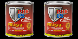 2x Destroy Rust Permanently | Gray 1 Quart Rust Treatment | For Automotive/Industrial/Marine