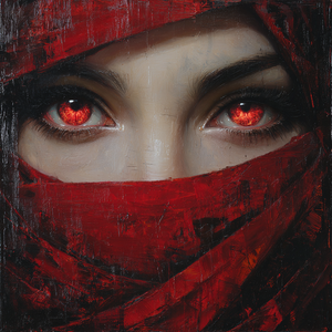 Vampire Cyborg Eyes Vinyl Car Decal Sticker – Waterproof & UV-Resistant 6.826666666666667"