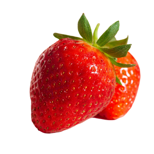 Half Strawberries Vinyl Car Decal Sticker – Waterproof & UV-Resistant 3.4133333333333336"