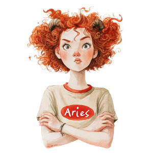 Angry Aries Portrait Vinyl Car Decal Sticker – Waterproof & UV-Resistant 6.826666666666667"