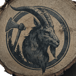 Norwegian Goat Logo Vinyl Car Decal Sticker – Waterproof & UV-Resistant 6.826666666666667"