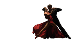 Latin Tango Scene Vinyl Car Decal Sticker – Waterproof & UV-Resistant 2.72"